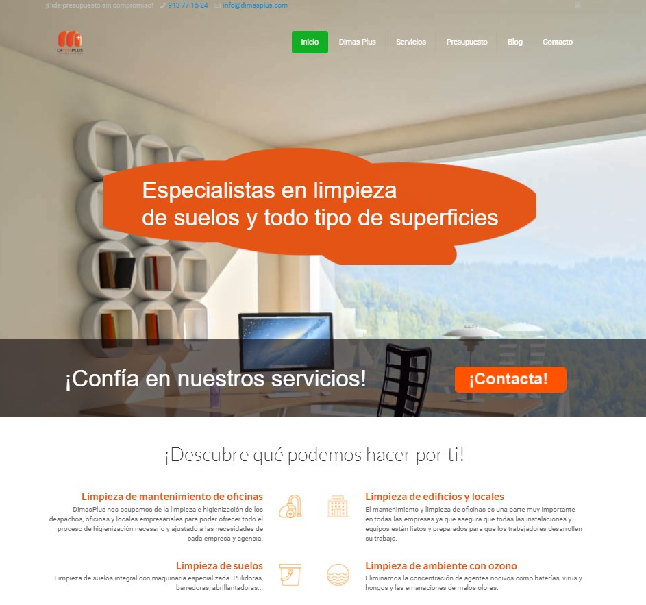 web para negocios convencionales